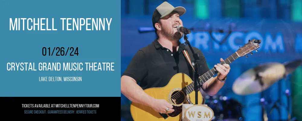 Mitchell Tenpenny at Crystal Grand Music Theatre at Crystal Grand Music Theatre